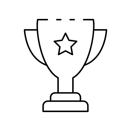 Trophy trophy reward sports and competition icon