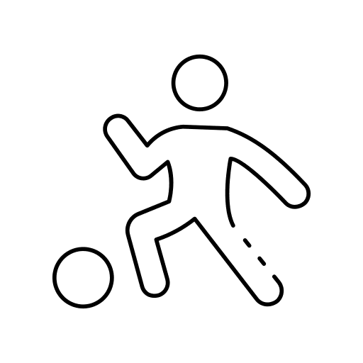 Football soccer football game icon