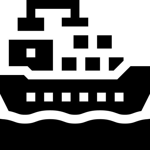 Cargo ship container cargo ship sea icon