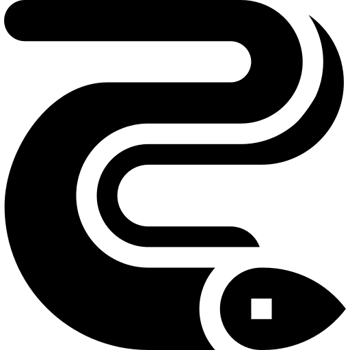 Eel aquatic animal kingdom fish icon