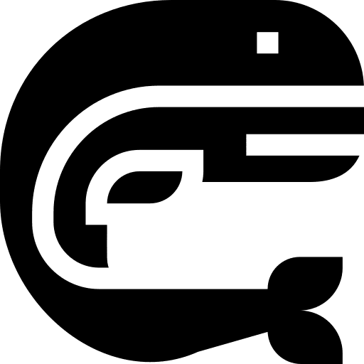 Whale whale animal kingdom marine icon