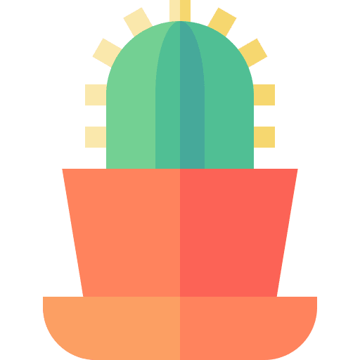 Cactus plant pot nature furniture and household icon Cactus plant pot nature furniture and household icon
