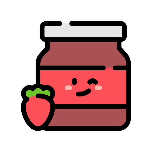 Jam jar jam face icon Jam jar jam face icon