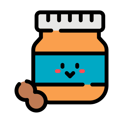 Peanut butter cute butter food and restaurant icon