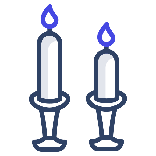 Candles illumination candle food and restaurant icon Candles illumination candle food and restaurant icon