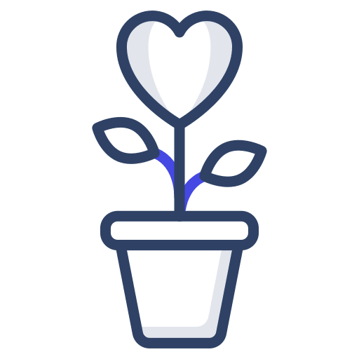 Growth romance flower valentines day icon Growth romance flower valentines day icon