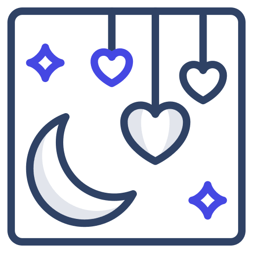 Valentines day moon moon phase romantic icon Valentines day moon moon phase romantic icon