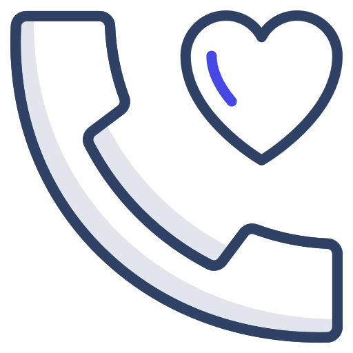 Conversation call dating phone icon Conversation call dating phone icon