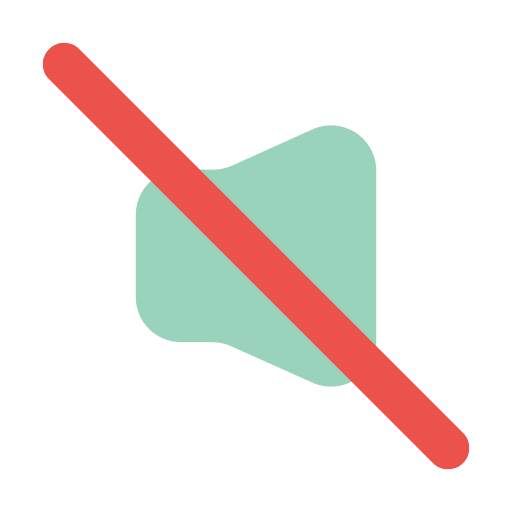 No sound volume audio off silent icon