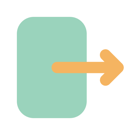 Logout exit door ui icon