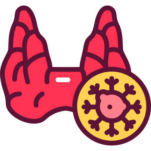Endocrinology healthcare healthcare and medical thyroid icon