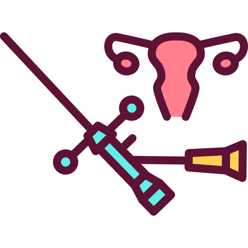 Gynecology reproductive system anatomy healthcare and medical icon Gynecology reproductive system anatomy healthcare and medical icon