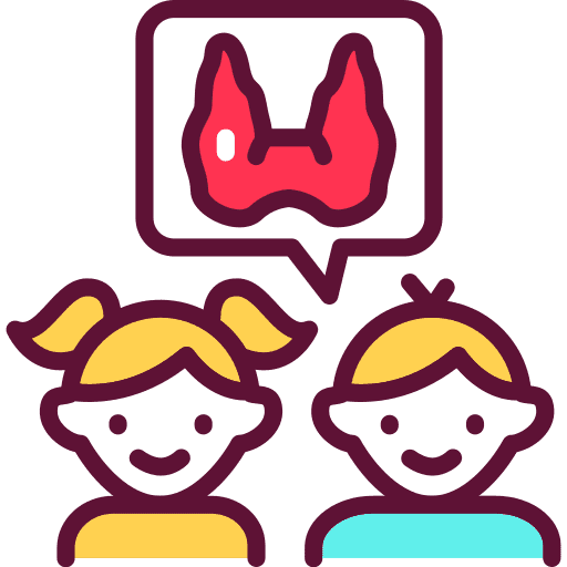 Endocrinology kids healthcare children icon Endocrinology kids healthcare children icon