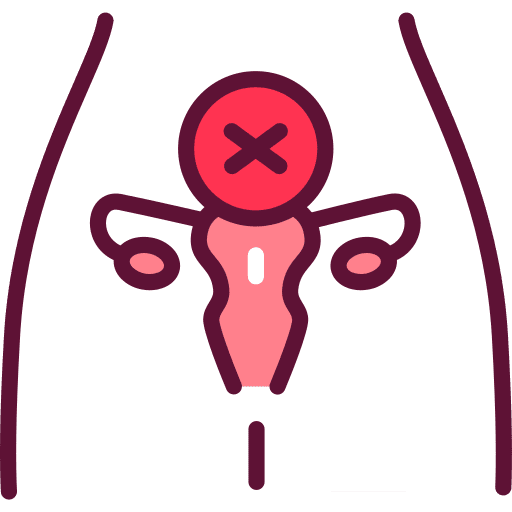 Gynecology healthcare and medical anatomy woman icon Gynecology healthcare and medical anatomy woman icon
