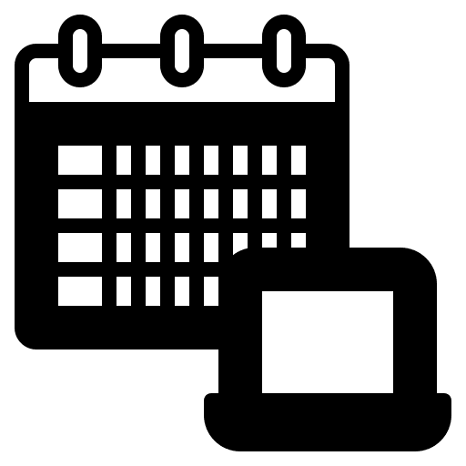 Schedule computer application calendar icon