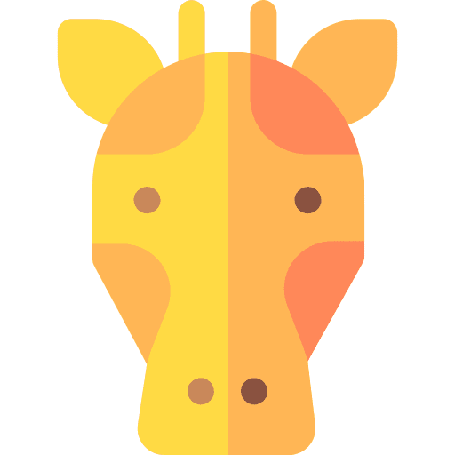 Giraffe fauna zoo wildlife icon Giraffe fauna zoo wildlife icon