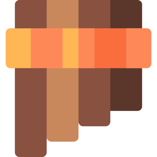 Siku music and multimedia cultures pan flute icon Siku music and multimedia cultures pan flute icon