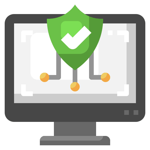 Antivirus safe antivirus computer icon
