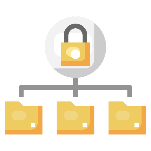 Folder lock folder data icon Folder lock folder data icon