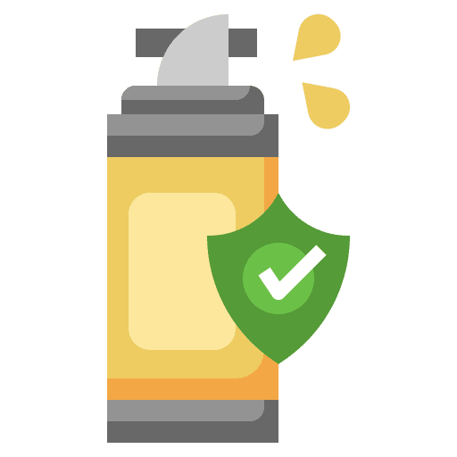 Pepper spray security secure spray icon Pepper spray security secure spray icon