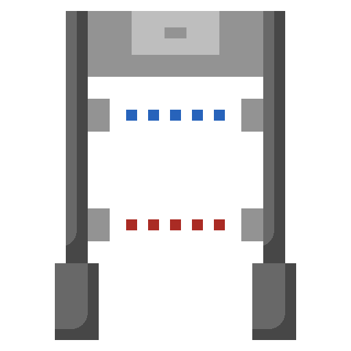 Security gate control security gate electronics icon Security gate control security gate electronics icon