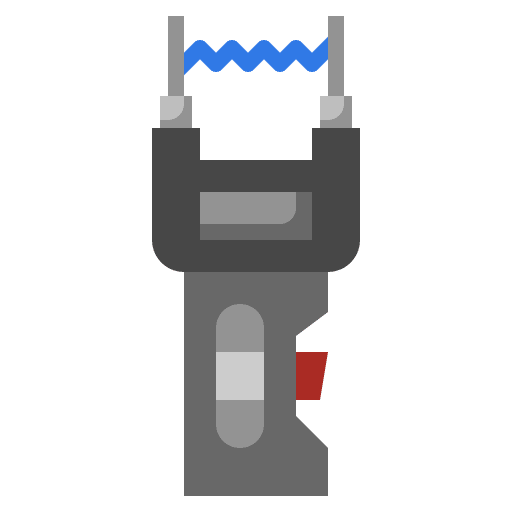 Stun gun weapon protect taser icon Stun gun weapon protect taser icon