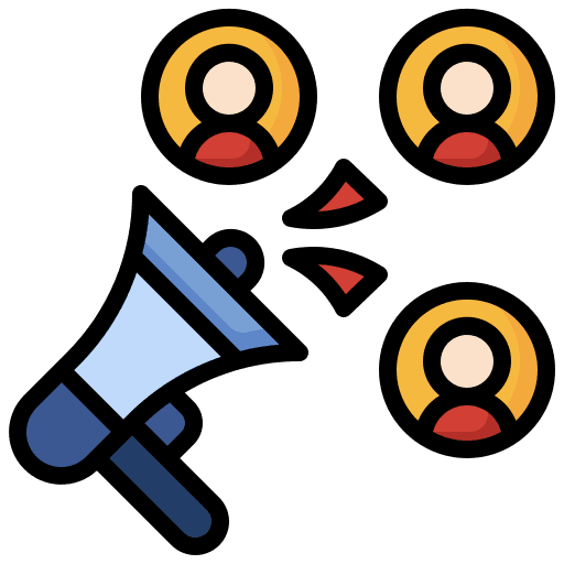 Ads campaign audience advertising icon