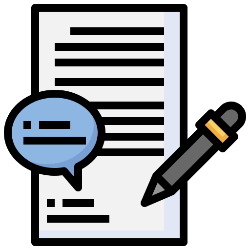 Copywriting copywriting script text icon