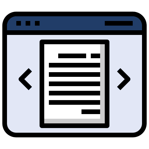 Article website communications dashboard icon