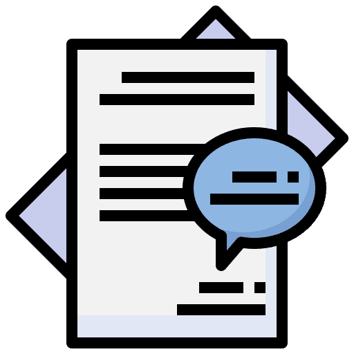 Document speech bubble file chat bubble icon Document speech bubble file chat bubble icon