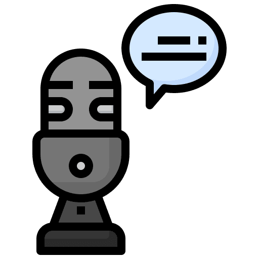 Podcast audio mic microphone icon Podcast audio mic microphone icon