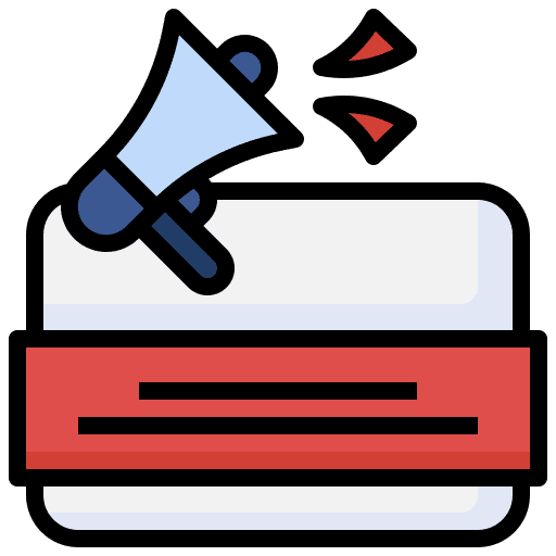 Promotion advertising campaign megaphone icon Promotion advertising campaign megaphone icon