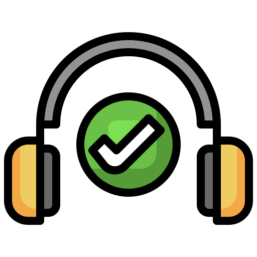 Headphones construction and tools security headphones icon Headphones construction and tools security headphones icon