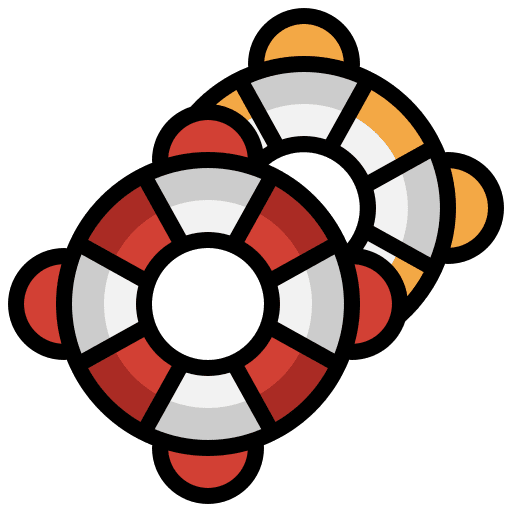 Life saver safety life saver float icon Life saver safety life saver float icon