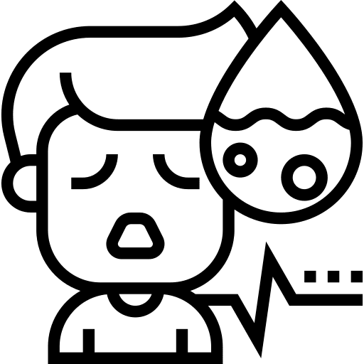 Anemia disease hemoglobin blood icon