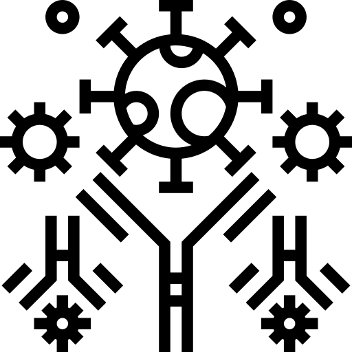 Antigen immunity antibody healthcare and medical icon
