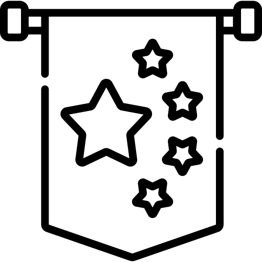 Banner place favourite mark icon
