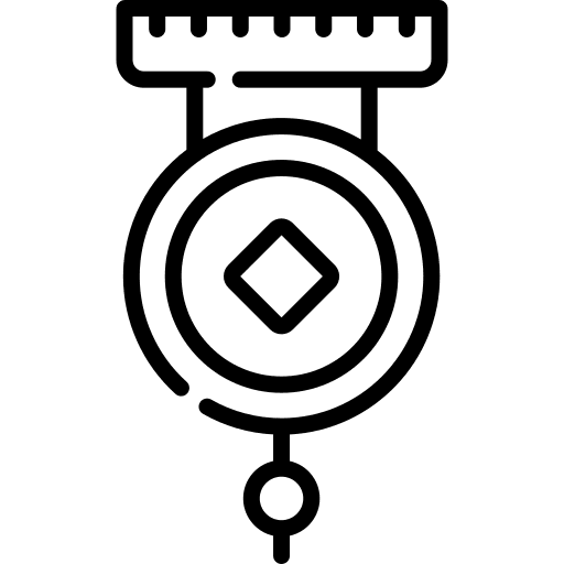 Gong music and multimedia gong oriental icon