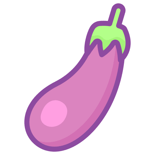 Eggplant farming agriculture plant icon Eggplant farming agriculture plant icon
