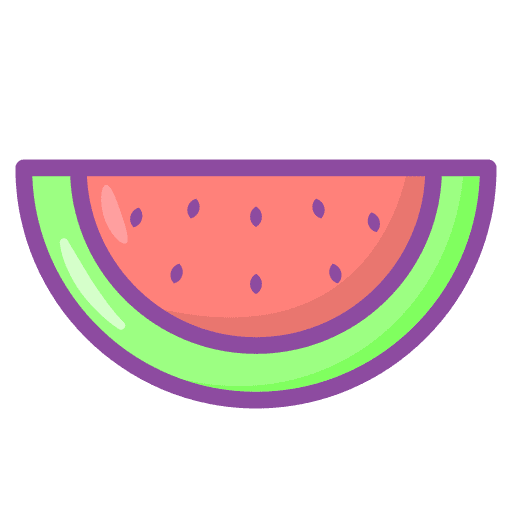 Watermelon healthy food diet vegan icon