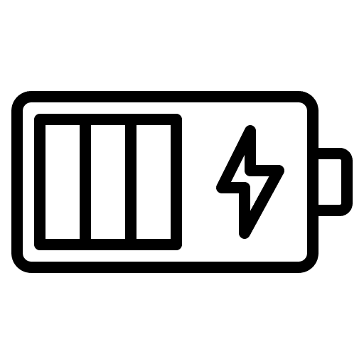 Battery battery charging battery status icon