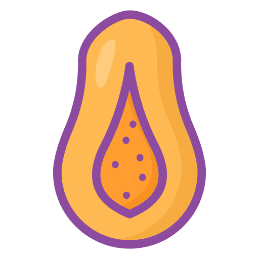 Papaya diet organic fruit icon Papaya diet organic fruit icon