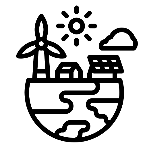 Ecology renewable energy sustainability ecology and environment icon Ecology renewable energy sustainability ecology and environment icon