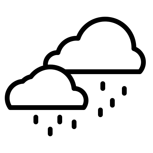 Rainy meteorology forecast rain icon Rainy meteorology forecast rain icon