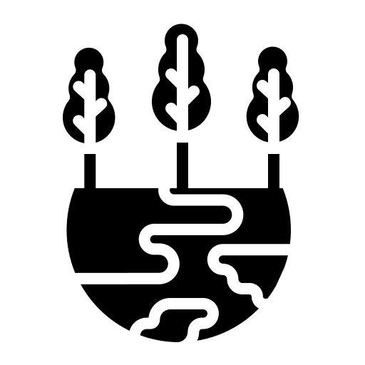 Ecosystem environment protection nature tree icon
