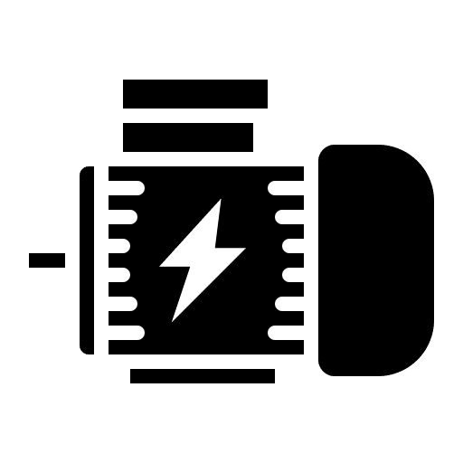 Engine car power ev icon