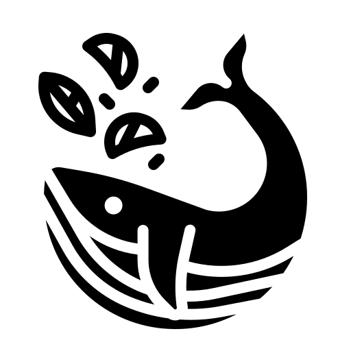 Whale animals animal kingdom nature icon