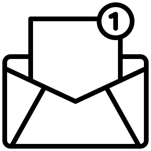 Mail notification ui mails icon Mail notification ui mails icon
