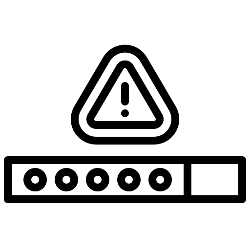 Password interface password notification icon Password interface password notification icon