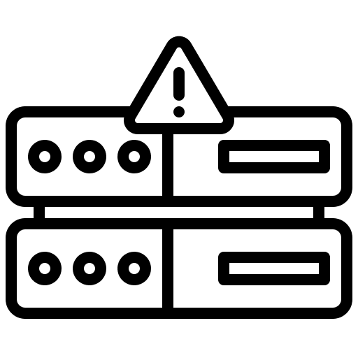 Server ui networking warning icon Server ui networking warning icon